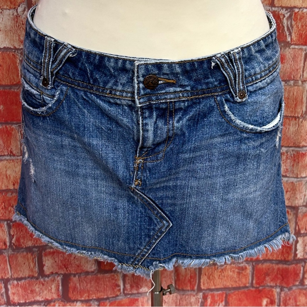 Denim Mini Skirt